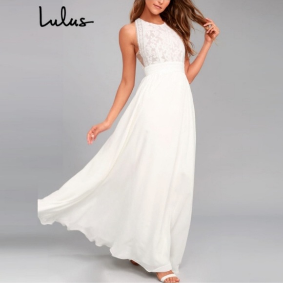 Lulu’s Forever and Always Formal maxi dress - Picture 1 of 10